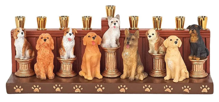 Dog Menorah - The Weitzman Museum Store - 24010