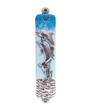 Dolphin Mezuzah - The Weitzman Museum Store - MEZ184A