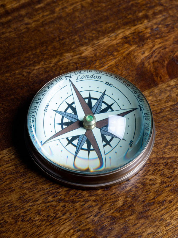 Dommed Glass Compass - The Weitzman Museum Store - 36114