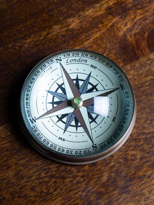Dommed Glass Compass - The Weitzman Museum Store - 36114