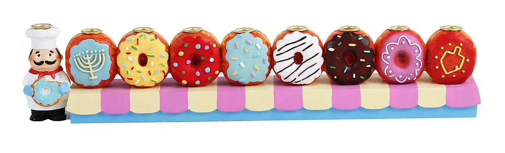 Donuts Menorah - The Weitzman Museum Store - MR - DNT