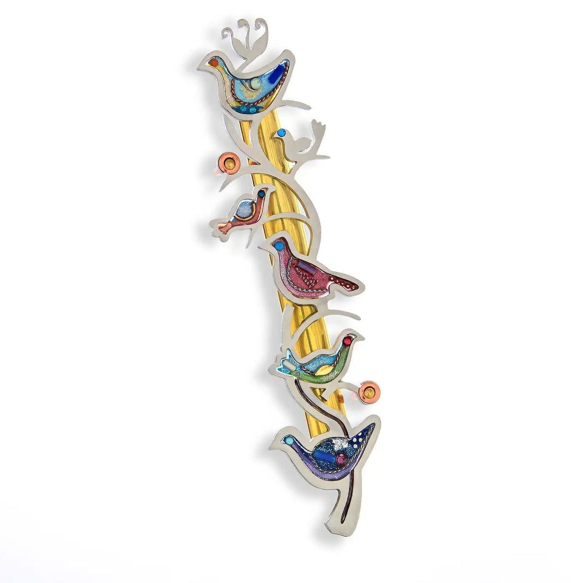 Doves of Peace Seeka Mezuzah - The Weitzman Museum Store - 1450805