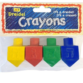 Dreidel Crayons (bag of 4) - The Weitzman Museum Store - 131-B