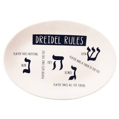 Dreidel Rules Tray - The Weitzman Museum Store - 15276