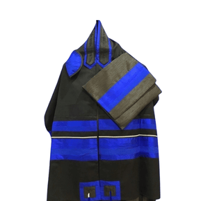 Electric Blue Tallit - The Weitzman Museum Store - ADEB - 804bk