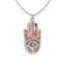 Elegant Purple Hamsa Necklace - The Weitzman Museum Store - 1432412PU