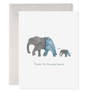 Elephant Genes Card - The Weitzman Museum Store - SP453