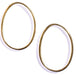 Ellipse Studs Brass - The Weitzman Museum Store - 7 - 847384018084