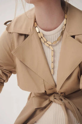 Emma Y Necklace - Gold - The Weitzman Museum Store - EM23GD-JN