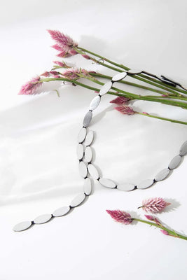 Emma Y Necklace - Silver - The Weitzman Museum Store - EM23SL-JN