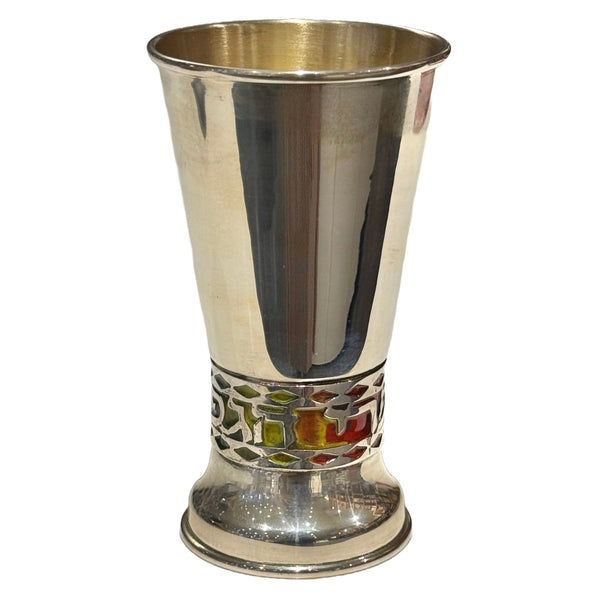 Enamel Prayer Kiddush Cup - The Weitzman Museum Store - N29EB