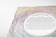 Encircled Paper Cut Ketubah With Color Wash by Adriana Saipe - The Weitzman Museum Store - 1336