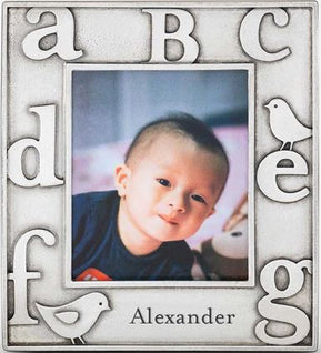 Engraved ABC Picture Frame - The Weitzman Museum Store - 7 - 847384017660