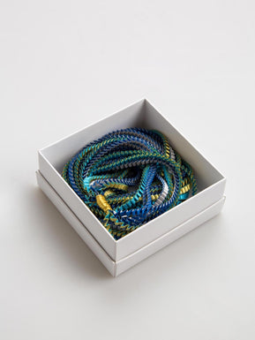 Essilp Necklace - Blue Royal - Silver - Gold - Turquoise - The Weitzman Museum Store - KL71