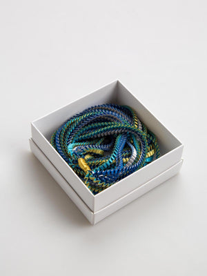 Essilp Necklace - Blue Royal - Silver - Gold - Turquoise - The Weitzman Museum Store - KL71