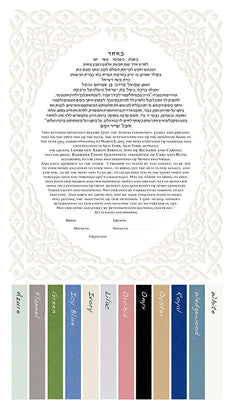 Everlasting 2 Ketubah by Ray Michaels - The Weitzman Museum Store - 2 - 01