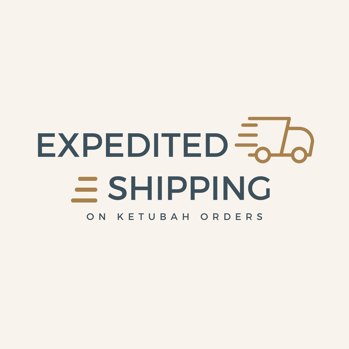 Expedited store Shipping for Ketubah