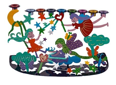 Fairies Menorah - The Weitzman Museum Store - 7 - 847384017438
