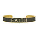 Faith Cuff Black/Gold - The Weitzman Museum Store - YRZB080230B - H