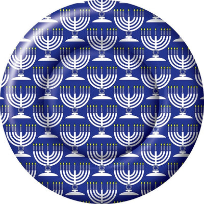 Festival of Lights 10.5" Paper Plates (8 pk) - The Weitzman Museum Store - PG722640