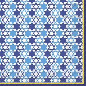 Festival of Lights Hanukkah Cocktail Napkins (20 ct) - The Weitzman Museum Store - C722640