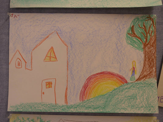 FILANA Organic Beeswax Crayons: 8 Rainbow Colors in Block - The Weitzman Museum Store - 