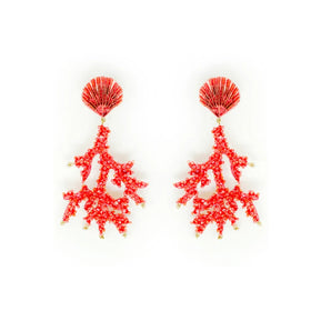 Finger Coral Earrings - The Weitzman Museum Store - TL - E - 43 - 9