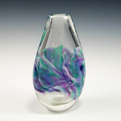 Flat Bud Vase Rosetree Glass - 7 - 847384019820 - The Weitzman Museum Store - 7 - 847384019820