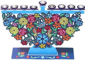 Floral Menorah - The Weitzman Museum Store - 783996