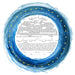 Flowing Love in Blue Ketubah by Ruth Rudin - The Weitzman Museum Store - 