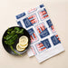 Food Prints Tea Towel - Multiple Design Options - The Weitzman Museum Store - KT408
