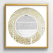 Forest Ketubah in Metallic Gold by Melanie Dankowicz - The Weitzman Museum Store - 