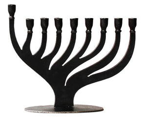 Forged Iron Tree Menorah - The Weitzman Museum Store - MENTREE