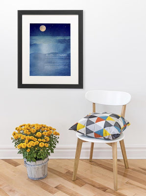 Full Moon Ketubah by Adriana Saipe - The Weitzman Museum Store - 3 - 01