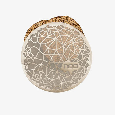 Geometric Matzah Cover Champagne - The Weitzman Museum Store - 70486399723