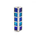 ‎Glass and Silver Mezuzah - Blue - The Weitzman Museum Store - 713517