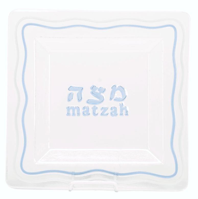 Glass Matzah Tray - The Weitzman Museum Store - MTG-751