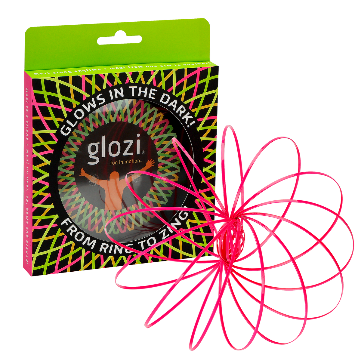Glozi - Flow Toy - Glowing Pink - The Weitzman Museum Store - GZ02P