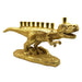 Gold Dinosaur Menorah - The Weitzman Museum Store - MR - DINO - GD