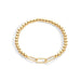 Gold Filled Paperclip Bracelet - The Weitzman Museum Store - sb - 4 - gf - 6.75