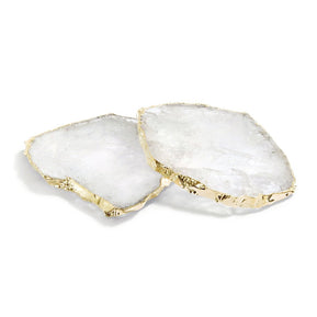 Gold Kivita Coasters Crystal - The Weitzman Museum Store - 7 - 847384018995