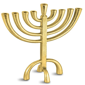 Gold Menorah Transitional - The Weitzman Museum Store - M-11223-G
