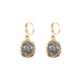 Gold Pavia Coin & Frame Dangle Earrings - The Weitzman Museum Store - 7 - 847384019456