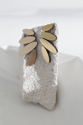 Gold Petals Earrings - The Weitzman Museum Store - CL18GD - JE