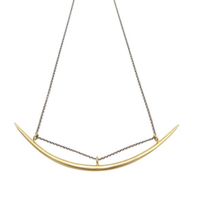 Gold Plated Bar Necklace by Jane Diaz - The Weitzman Museum Store - 7 - 847384014206