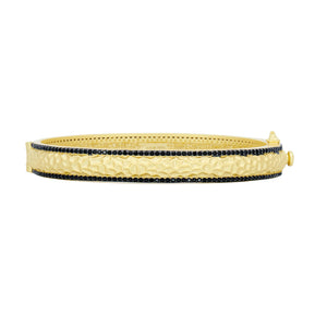 Gold Textured Hinge Bracelet - The Weitzman Museum Store - IFYKBBK79 - H