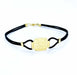 Gold Vermeil Healing Blessing Leather Bracelet - The Weitzman Museum Store - 529556