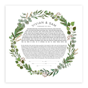 Good Earth Circle Botanical Ketubah by Adriana Saipe - The Weitzman Museum Store - 3 - 05