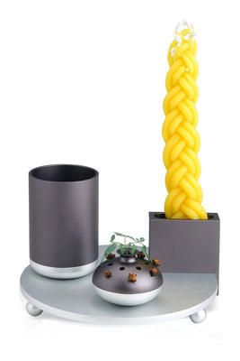 Gray Modern Havdalah Set - The Weitzman Museum Store - 7 - 847384018658