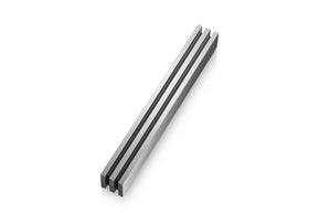 Gray Stripes Aluminum Mezuzah - The Weitzman Museum Store - AS0111